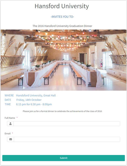 Event Invitation Form