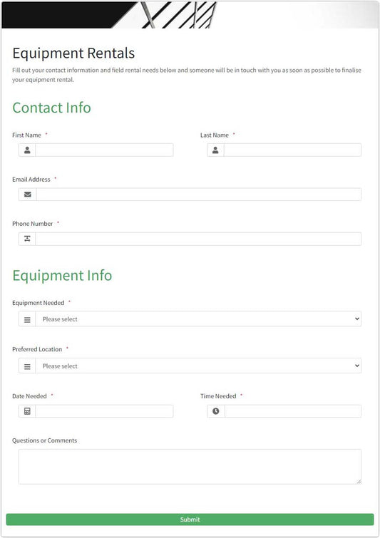 Rental Application Form