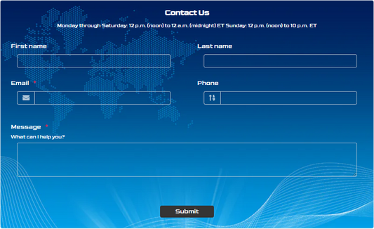Contact Us with Image Background