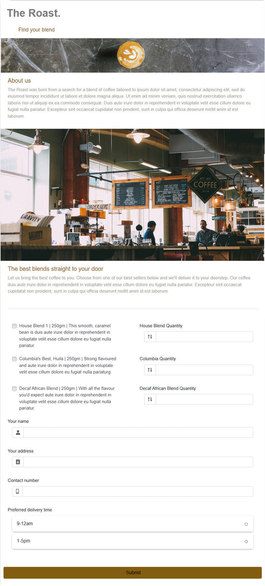 Purchase Order Form